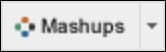A screen capture of the Mashups button on the older text editor toolbar.